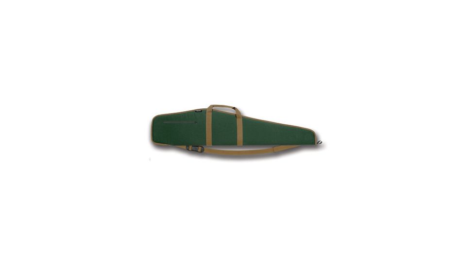 Bulldog Cases &amp; Vaults 52in Rifle Case, Extreme Green with Tan Trim BD241-52