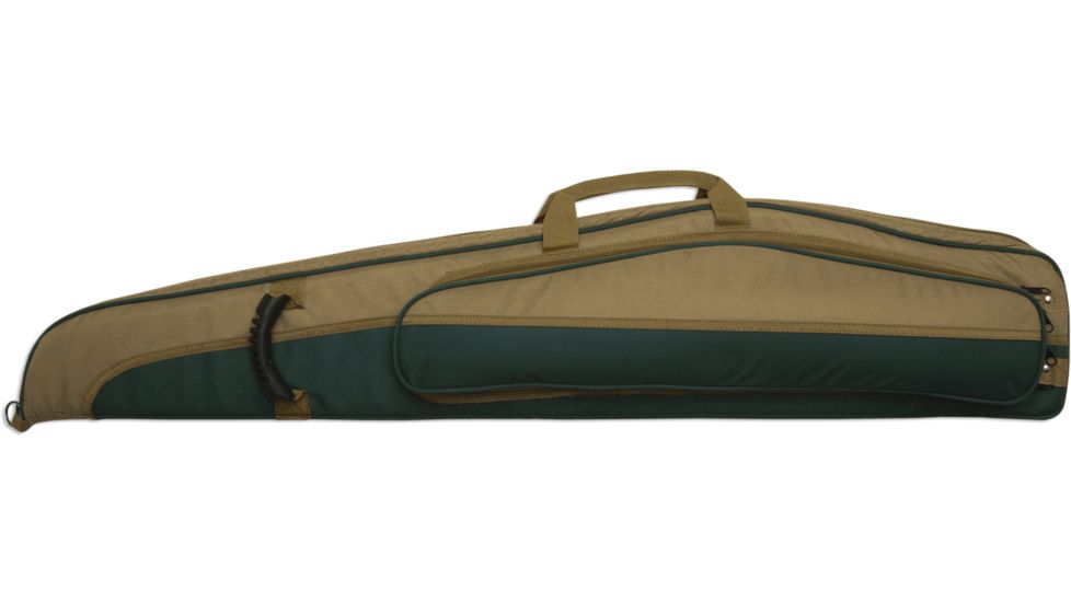 Bulldog Cases &amp; Vaults Hybrid &quot;Magnum&quot; Shotgun Case 52&quot; Green w/ Tan Trim BD276