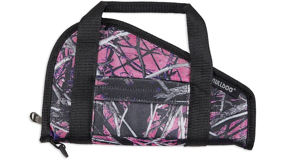 Bulldog Cases &amp; Vaults Muddy Girl Camo Pistol Rug with Accessory Pocket, Small BD600MDG
