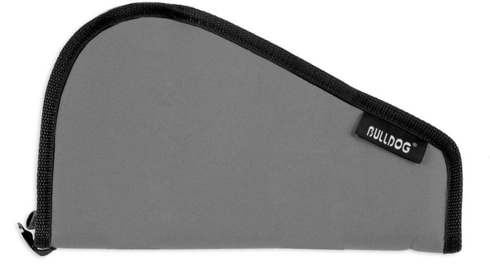 Bulldog Cases &amp; Vaults 1 DAD Gray w/ Black Trim Pistol Rug - Extra Small Without Handles, BD609DAD