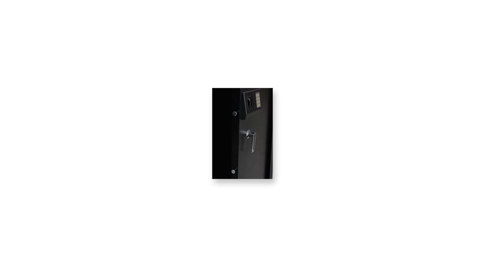 Bulldog Cases &amp; Vaults 57inx13inx13in Standard 5 gun floor safe w/ locking ammo box and digital lock - black BD571313