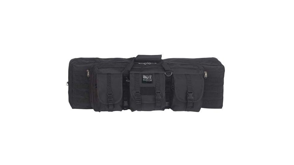 Bulldog Cases &amp; Vaults Deluxe Tactical Rifle Case, Black, 36in, BDT3736B
