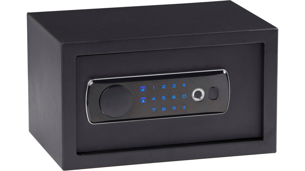 Bulldog Cases &amp; Vaults Duo LED / Biometric Vault, 12 x 8 x 7 in, Black, BD5010