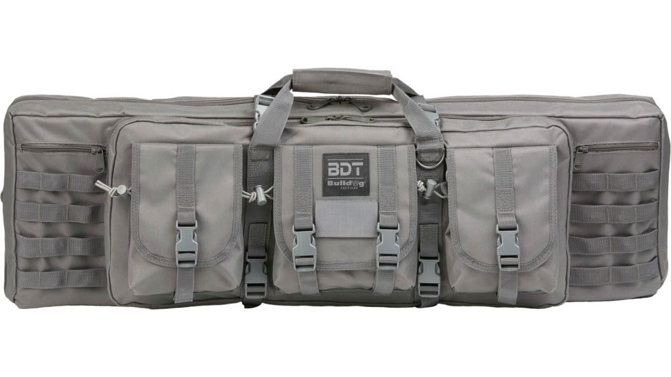 Bulldog Cases &amp; Vaults Elite 37in Single Tactical Rifle Case, Seal Gray, BDT40-37SG