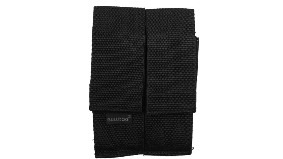 Bulldog Cases &amp; Vaults Double Mag Holder w/ Belt Loop - WMAGL