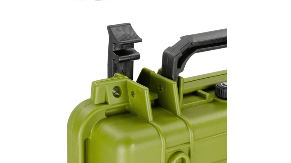 Bushnell 11.6in Waterproof Hard Single Gun Case with Foam, Green, Compact, BN00010-GRN