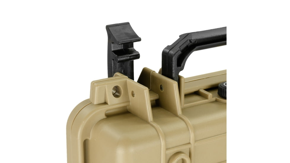 Bushnell 11.6in Waterproof Hard Single Gun Case with Foam, Tan, Compact, BN00010-TAN