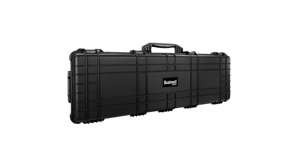 Bushnell 38in Waterproof Roller Hard Rifle Case w/Foam, Black, BN00013