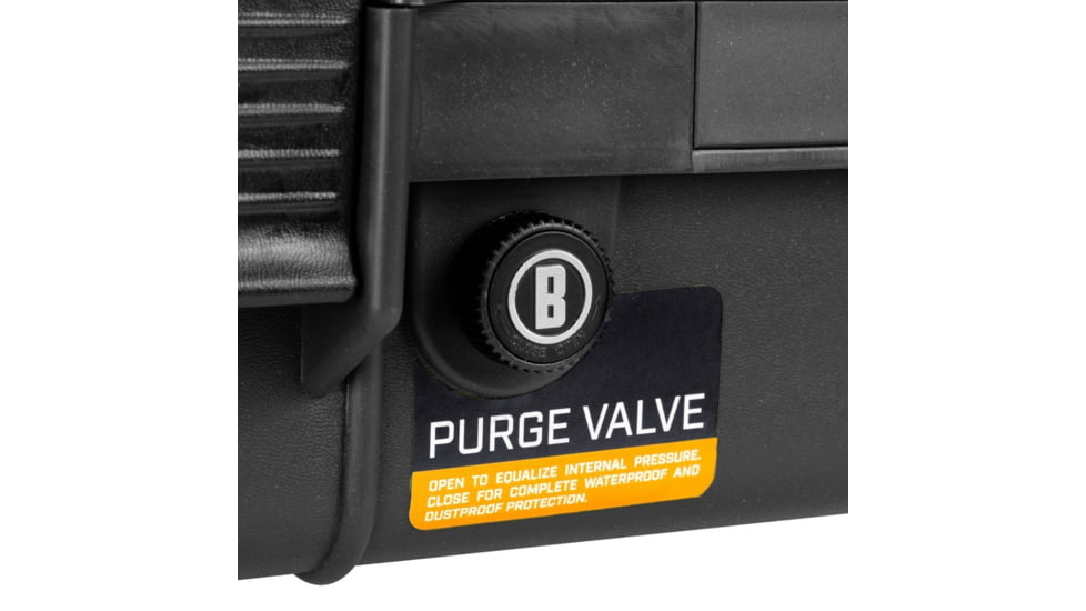 Bushnell 38in Waterproof Roller Hard Rifle Case w/ Foam, Black, Small, BN00013