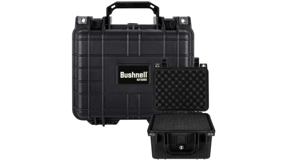 Bushnell Small Deep 10.62in Waterproof Protective Gear Case w/ Foam, Black, Small, BN00023