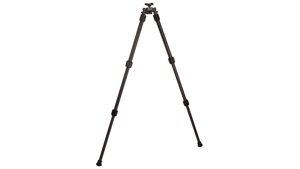 Caldwell Accumax Carbon Fiber Premium Picatinny Rail Bipod, 13in-30in, Black, 1095202