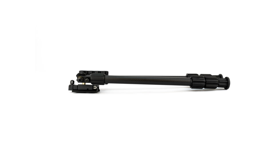 Caldwell Accumax Carbon Fiber Premium Swivel Stud Bipod, 13in-30in, Black, 1095201