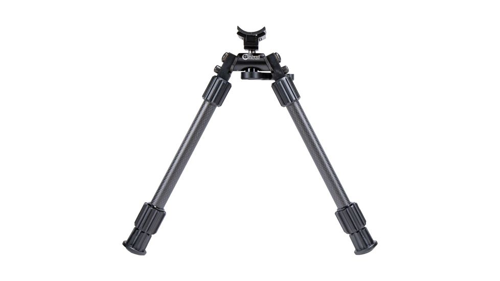 Caldwell Accumax Carbon Fiber Premium Swivel Stud Bipod, 9in-13in, Black, 1092516