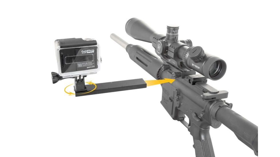 Caldwell Picatinny Rail Mount for Go Pro Camera 123905