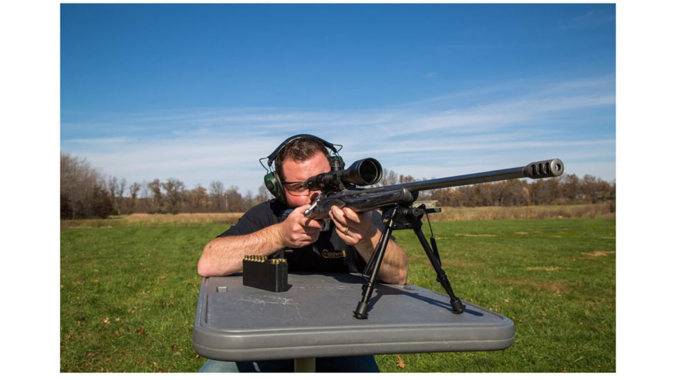 Caldwell XLA External Spring Pivot Position Bipod, 6-9in, Black, 247142