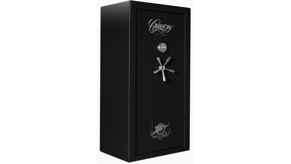 Cannon Safe Safe 24 Gun, Hammertone Black/Chrome, 24 gun CA23-H1FDC-15