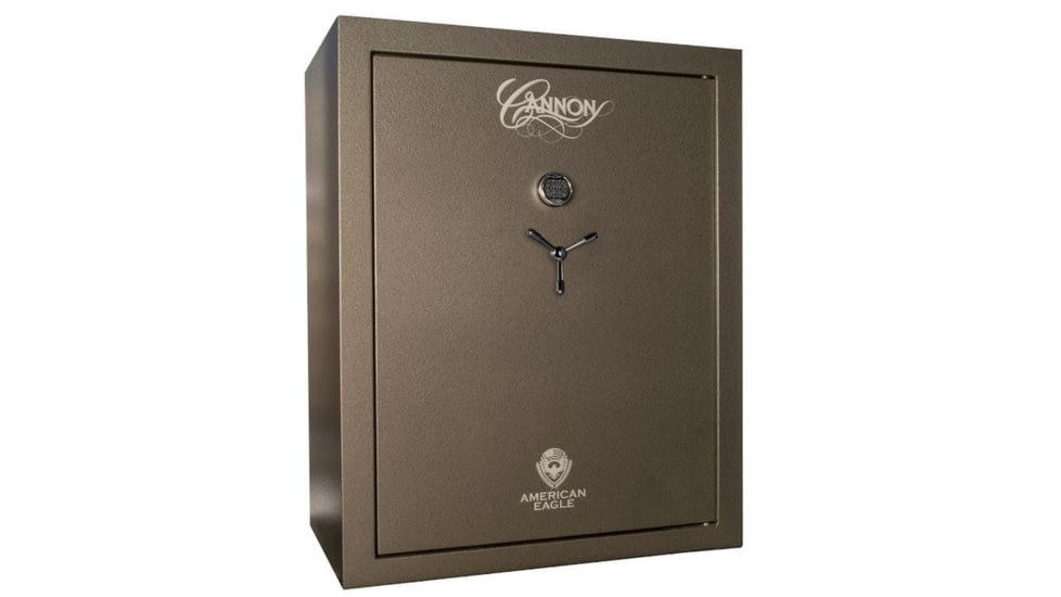 Cannon Safe American Eagle Series Deluxe Safe, HT Charcoal Gray, 72 Gun AE604830-60-H12FEC-16