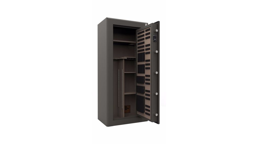 Cannon Safe American Eagle 24 Gun Safe, 59Hx26Wx18D, Hammertone Black, AE592618-60-H1FEC-17