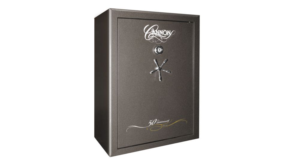 Cannon Safe Anniversary Safe, Hammertone Charcoal Gray, 50 gun C50-H12FDC-15