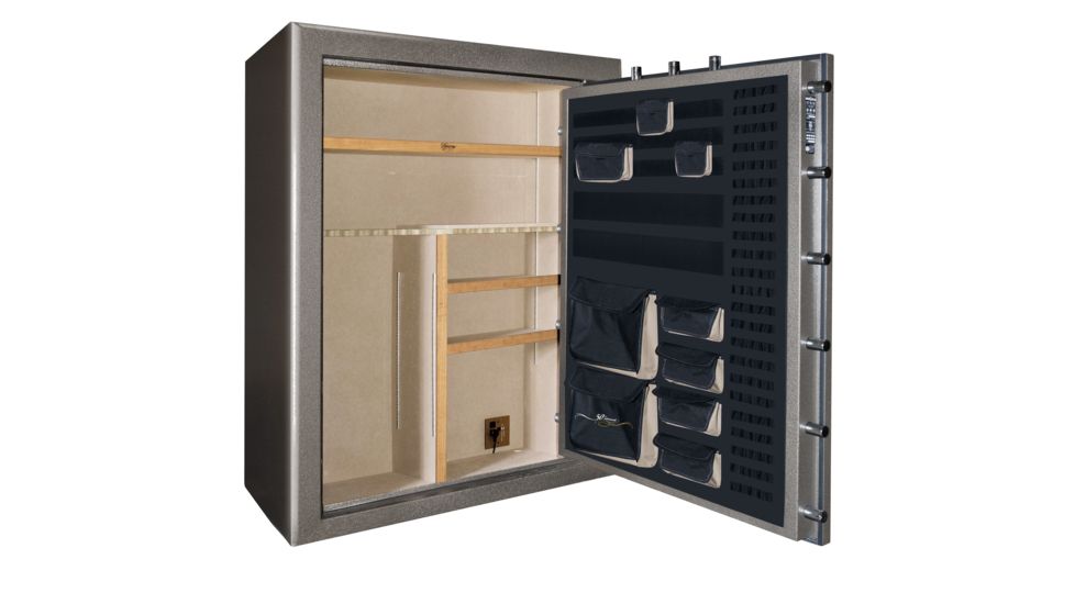 Cannon Safe Anniversary Safe, Hammertone Charcoal Gray, 50 gun C50-H12FDC-15