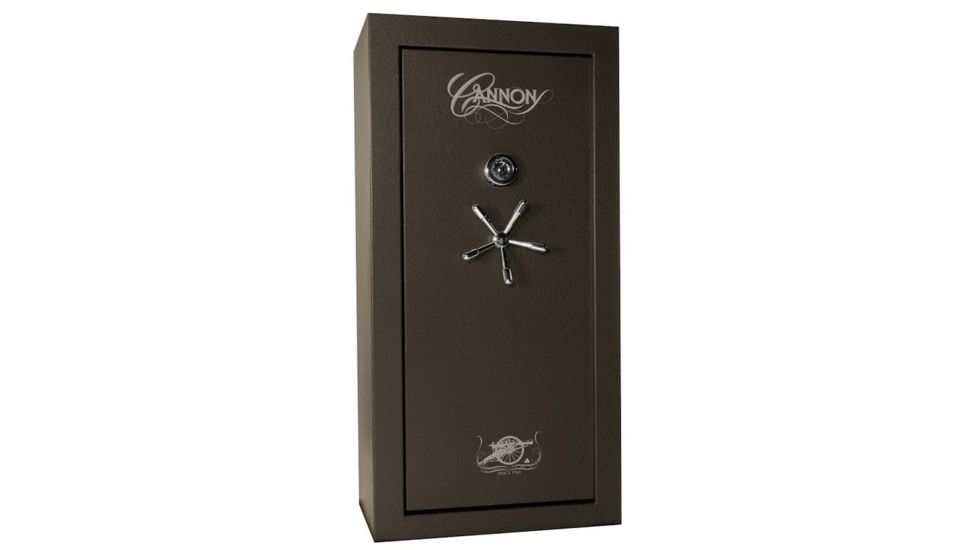 Cannon Safe Cannon Series Premium Safe, HT Charcoal Gray, 20 Gun CA603020-90-H12FDC-16