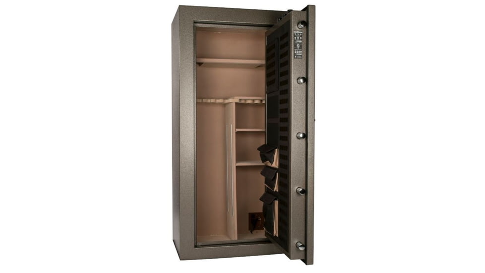 Cannon Safe Cannon Series Premium Safe, HT Charcoal Gray, 20 Gun CA603020-90-H12FDC-16