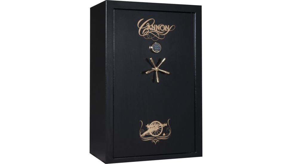 Cannon Safe Deluxe 33 Fireproof Gun Safe, 60x40x24in - Hammertone, Black CA33-H1FEC-H-BLACK 