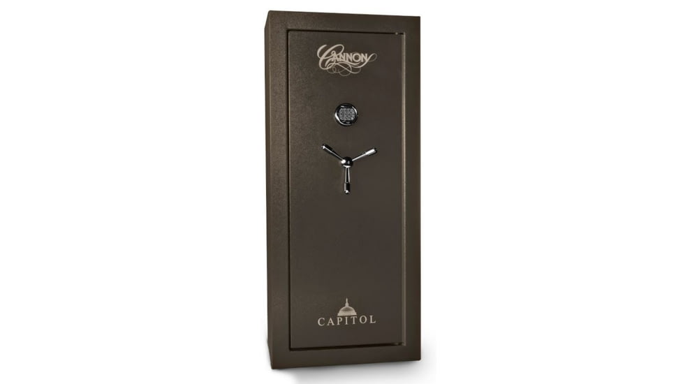 Cannon Safe Capitol Series Standard Safe, HT Charcoal Gray, 24 Gun CP602618-30-H12TEC-16