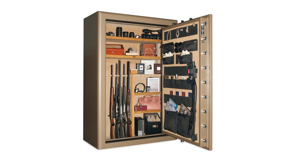Cannon Safe Commander 54 Fireproof Rifle Safe, 72x50x28in - Hammertone, Beige CO54-H3FDC-13