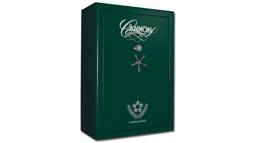Cannon Safe Commander 54 Fireproof Rifle Safe, 72x50x28in - Hammertone, Green CO54-H4FDC-13