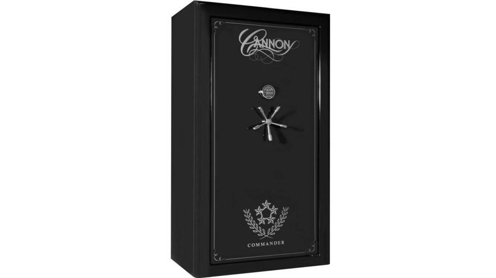 Cannon Safe Commander 54 Fireproof Rifle Safe, 72x50x28in - Hammertone, Black CO54-H1FEC-H-BLACK 