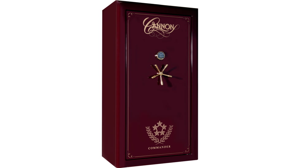 Cannon Safe Commander Series 54 - Glossy, Burgundy CO54-G3FEB-BURGUNDY