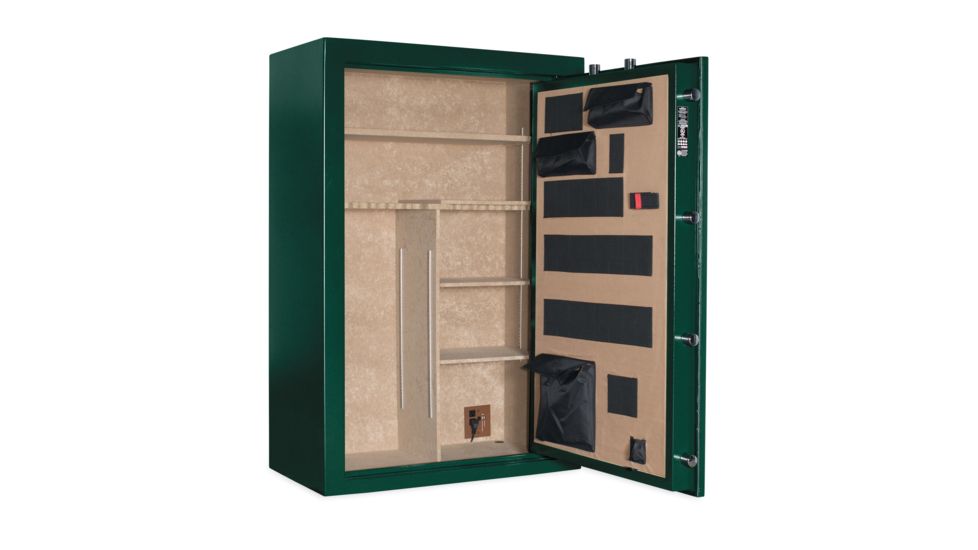 Cannon Safe Deluxe 33 Fireproof Gun Safe, 60x40x24in - Hammertone, Green CA33-H4FDC-13