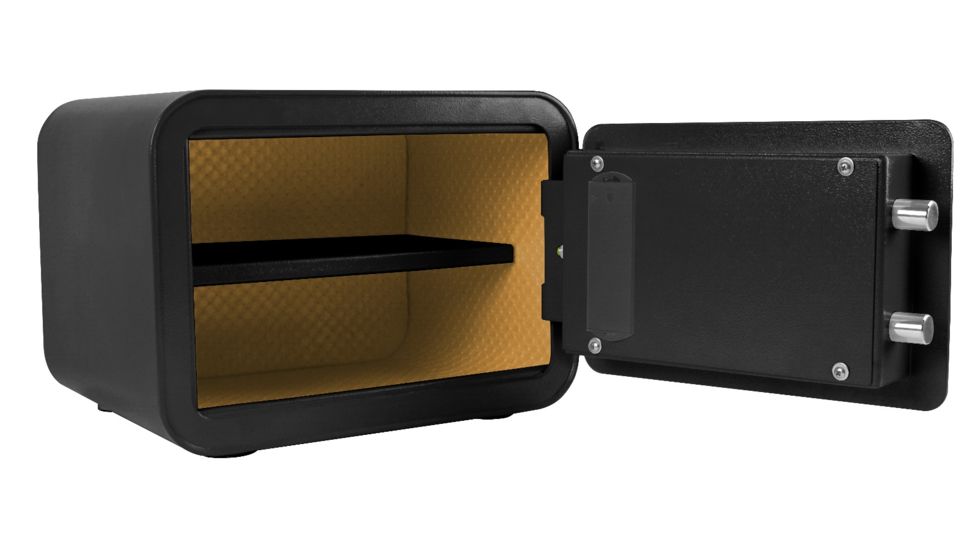 Cannon Safe Edge Mini Safe, Panther Black, 9.8 x 13.8 x 11.02 E913-CPAN-17
