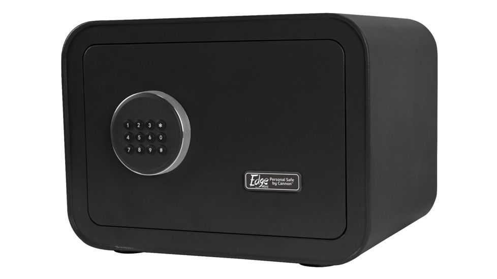 Cannon Safe Edge Mini Safe, Panther Black, 9.8 x 13.8 x 11.02 E913-CPAN-17