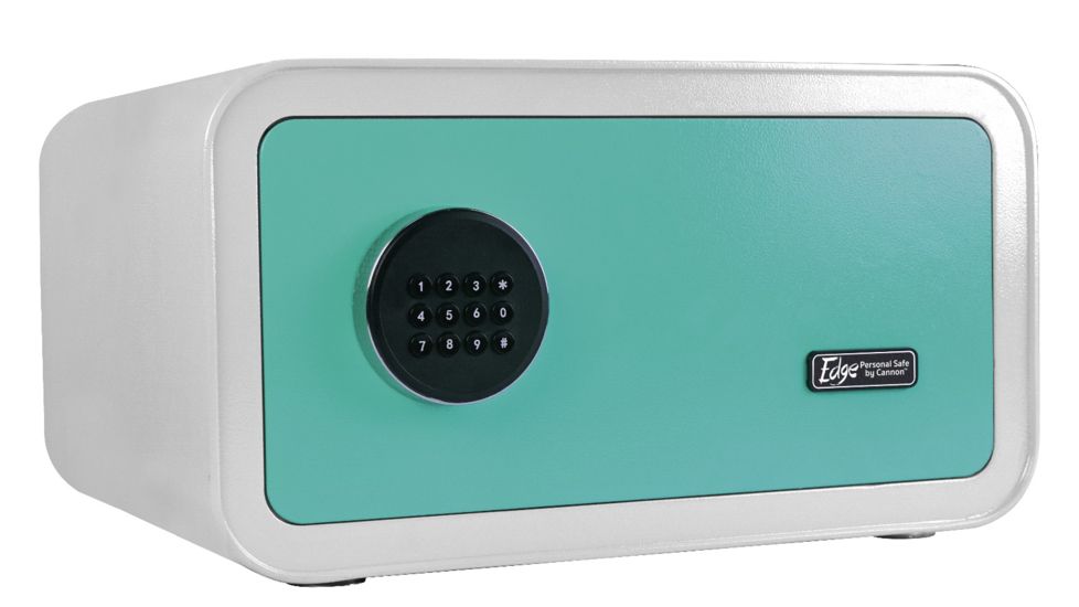 Cannon Safe Edge Safe, Splash White/Blue, 9.06  x 16.93 x 13.78 E916-CSPL-17