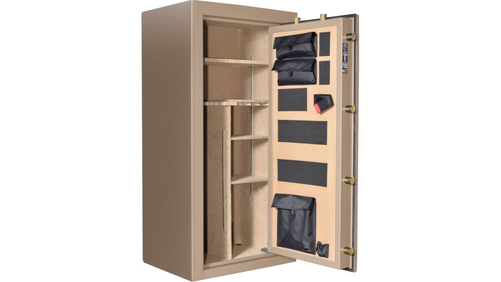 Cannon Safe Jim Shockey Signature Series 24 Fireproof Gun Safe 60x30x24in - Hammertone, Beige JS6030-H3FEB-13
