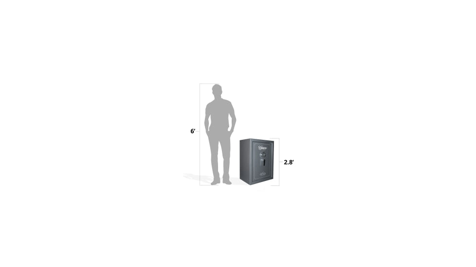 Cannon Safe Office Solutions, Hammertone Deep Graphite OS8-H11HEC-15