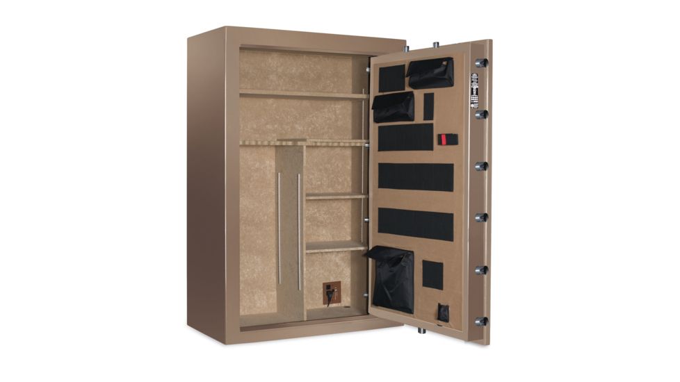 Cannon Safe Safe 36 Gun, Hammertone Beige/Chrome, 36 gun CA33-H3FDC-15