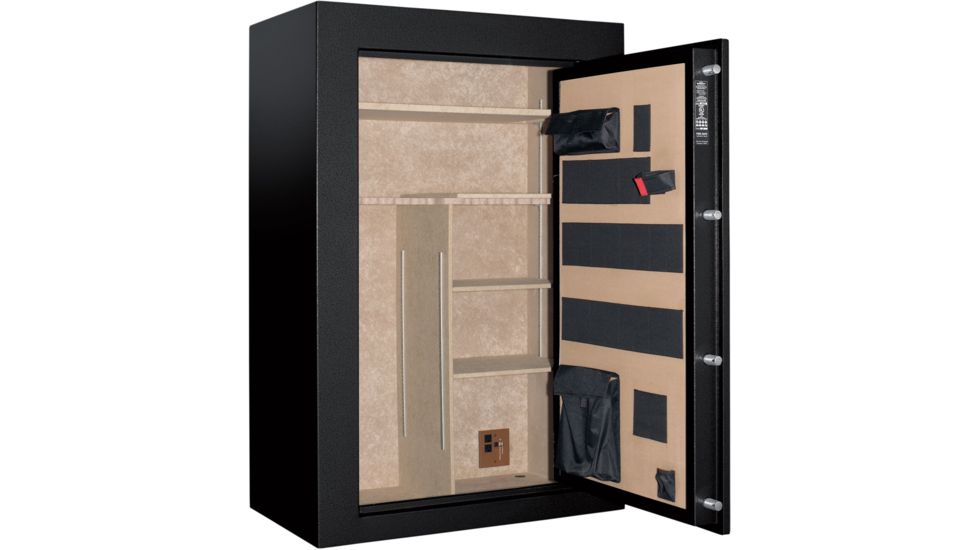 Cannon Safe Scout S33 48 Gun Electronic Safe, 59x40x24in - Hammertone Black/Chrome S33-H1TEC-13