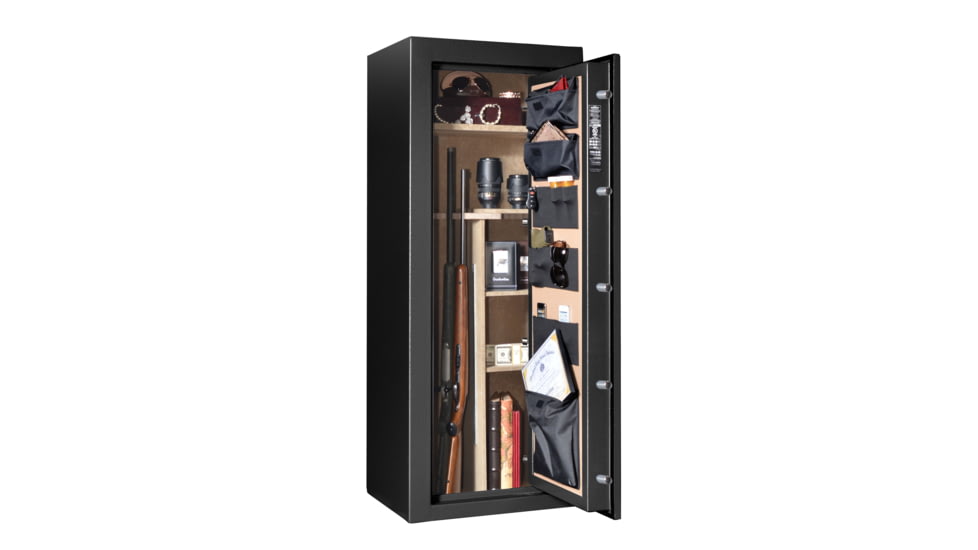 Cannon Safe Scout Safe 24 Gun, Hammertone Black, 24 gun S14-H1TEC-15