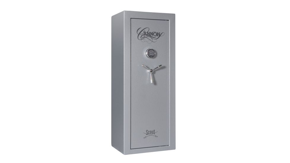 Cannon Safe Scout Safe 24 Gun, Hammertone Gray, 24 gun S14-H2TEC-15