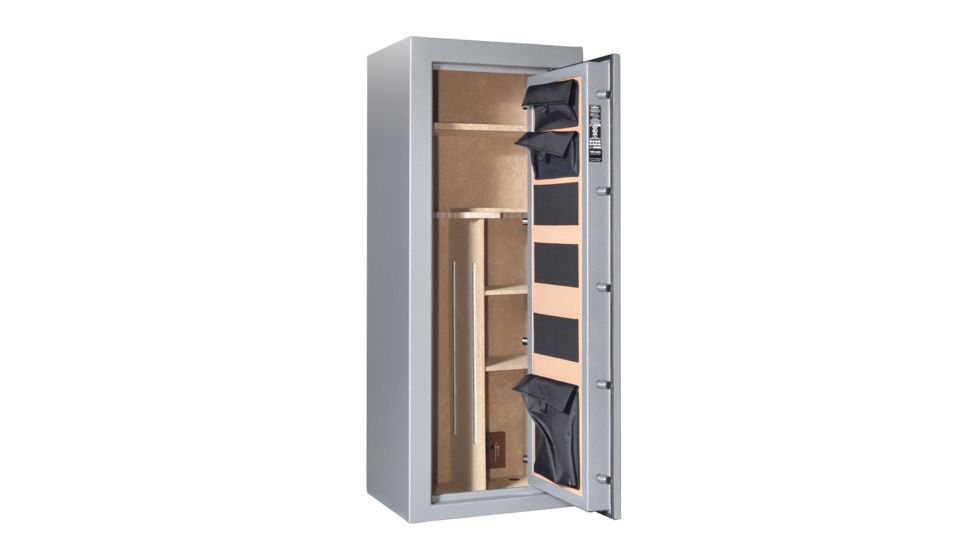 Cannon Safe Scout Safe 24 Gun, Hammertone Gray, 24 gun S14-H2TEC-15