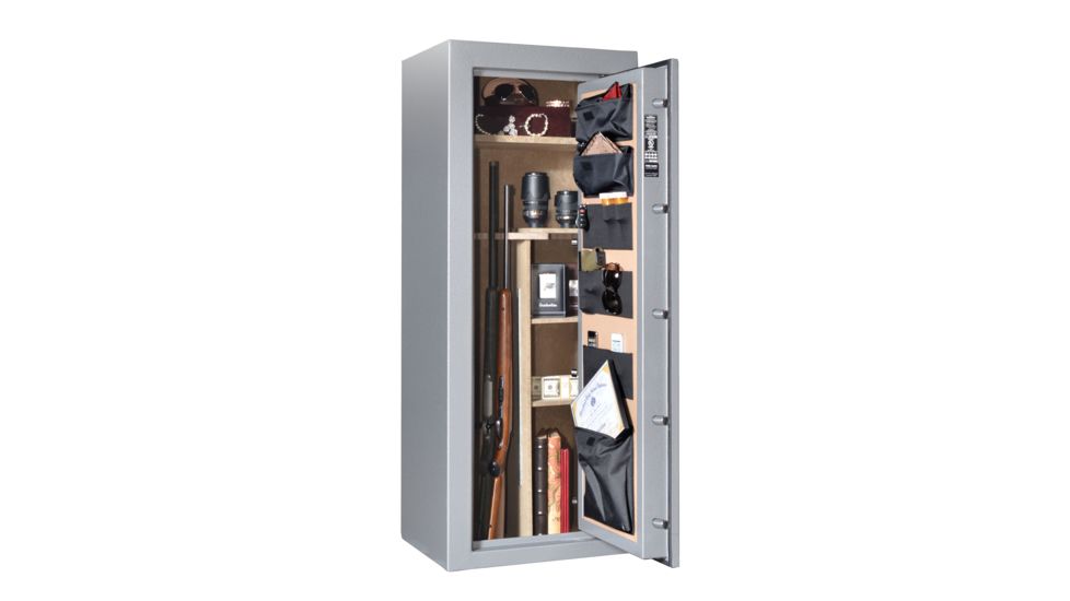Cannon Safe Scout Safe 24 Gun, Hammertone Gray, 24 gun S14-H2TEC-15