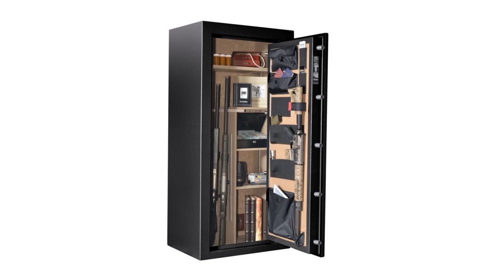 Cannon Safe Scout Safe 28 Gun, Hammertone Black, 28 gun S19-H1TEC-15