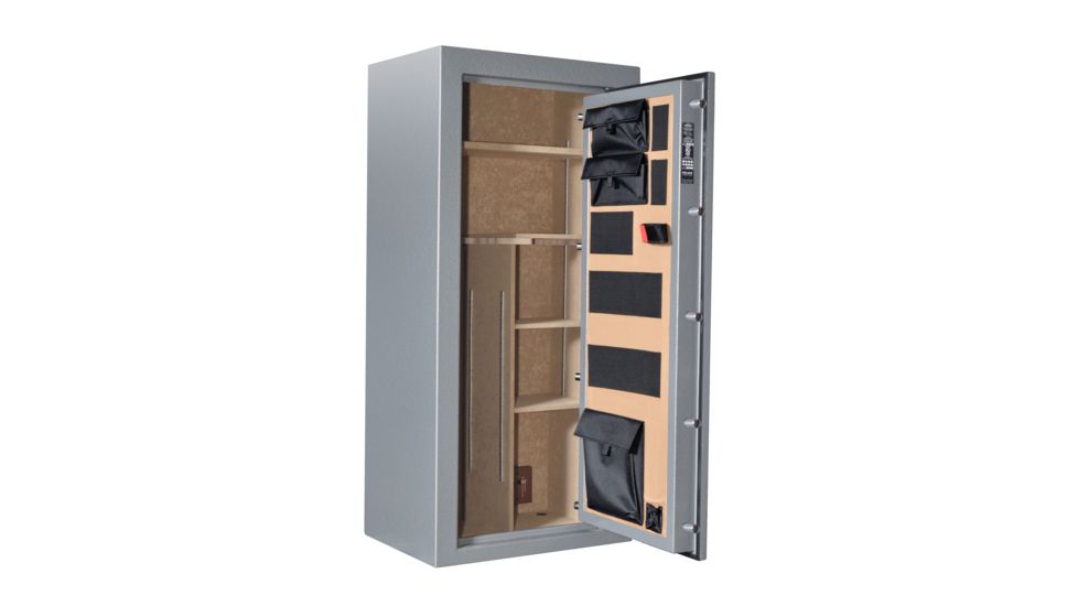 Cannon Safe Scout Safe 28 Gun, Hammertone Gray, 28 gun S19-H2TEC-15