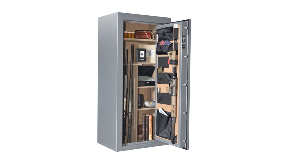 Cannon Safe Scout Safe 28 Gun, Hammertone Gray, 28 gun S19-H2TEC-15