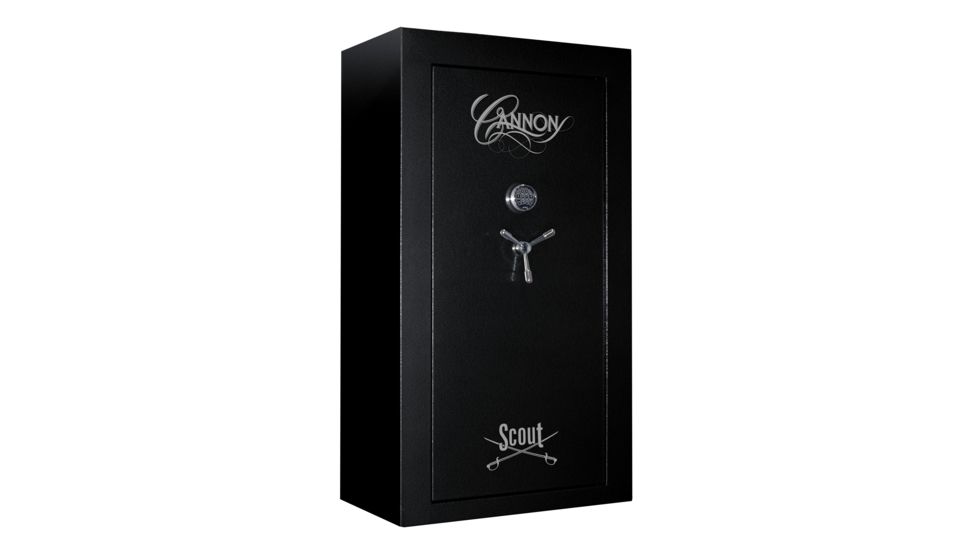 Cannon Safe Scout Safe 48 Gun, Hammertone Black, 48 gun S45-H1TEC-15