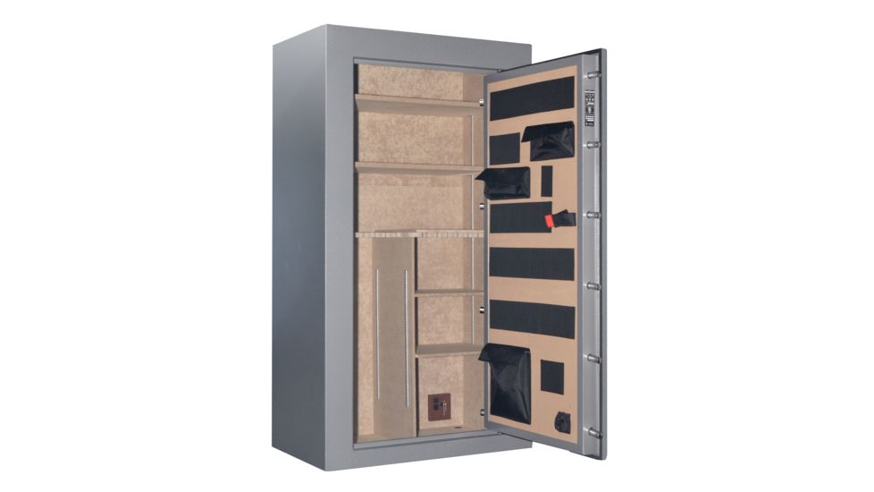 Cannon Safe Scout Safe 48 Gun, Hammertone Gray, 48 gun S45-H2TEC-15