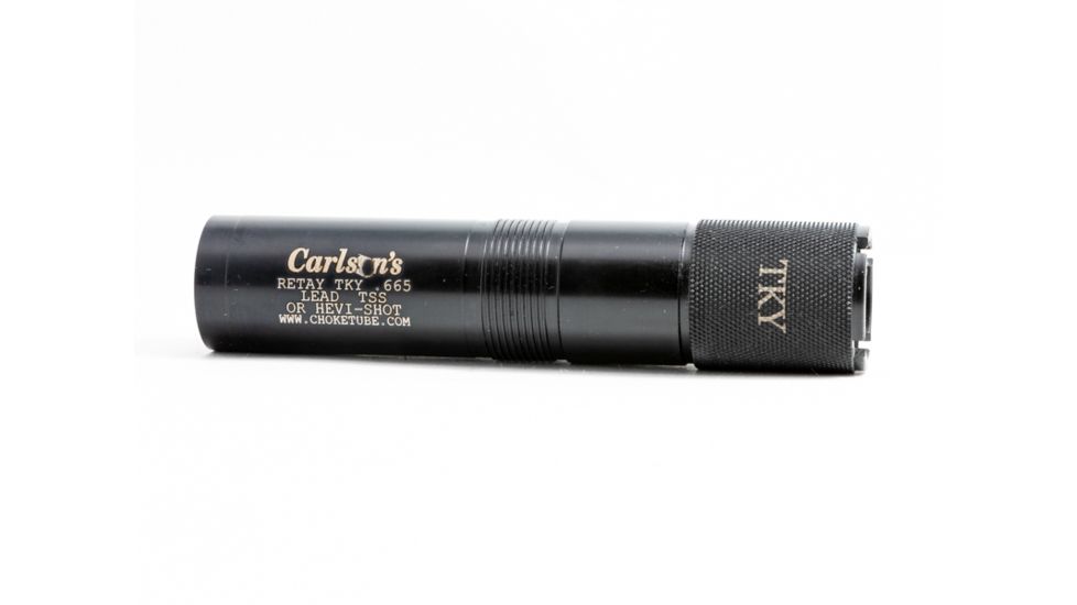 Carlson's Choke Tubes 12 Gauge Choke Tube, Retay, Turkey, TSS, .640in, Black, 38027